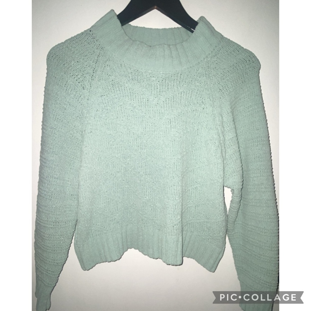 GENERATION Y Mint Cowl Neck Sweater